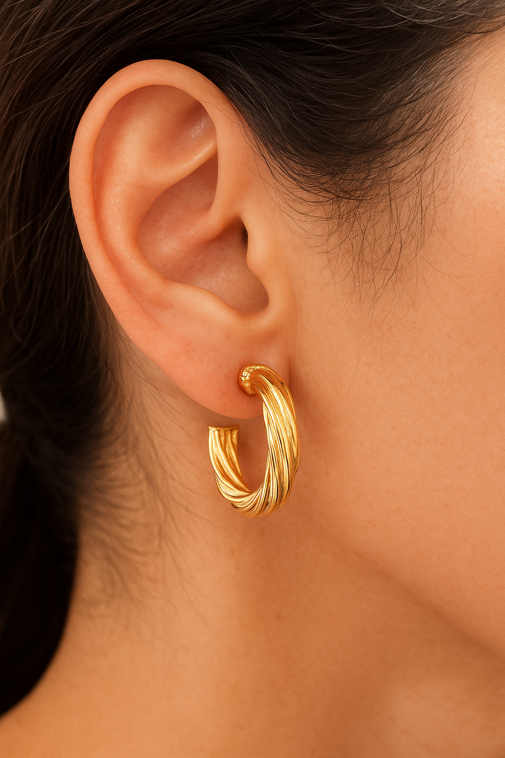 SASHA HOOP EARRINGS