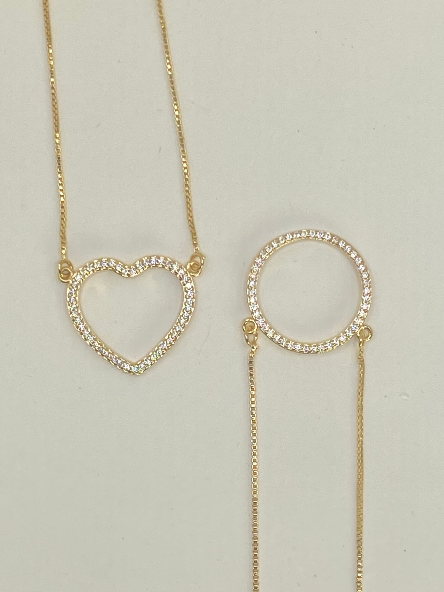 COLLAR CORAZON BRILLANTI
