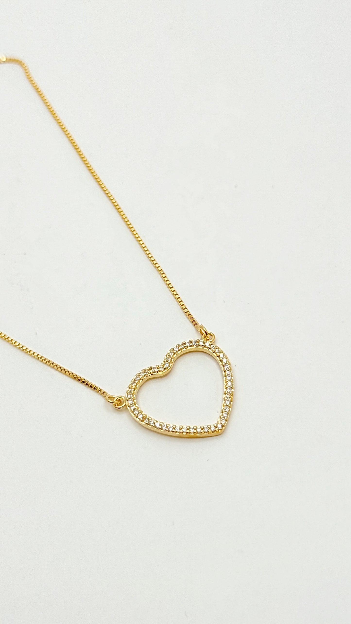 COLLAR CORAZON BRILLANTI