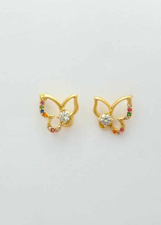 MINI BUTTERFLY EARRINGS